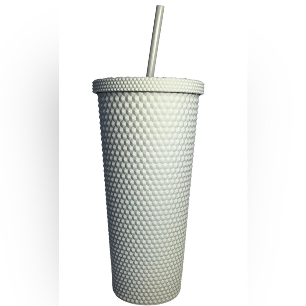 Gray Studded Tumbler Cup 24 OZ NEW!